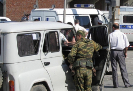 В Махачкале обстреляли полицейскую машину