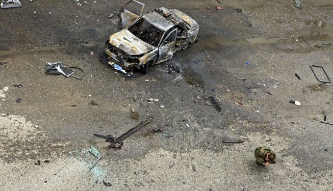 В Махачкале взорвался еще один автомобиль