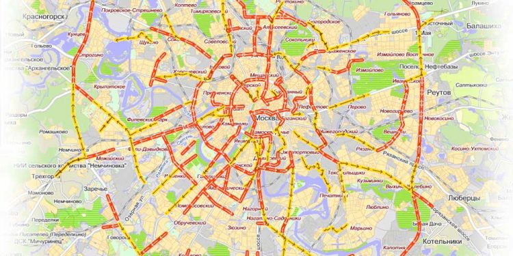 Google добавила пробок россиянам