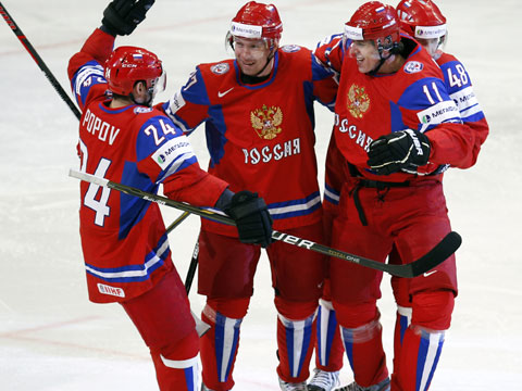 Чемпионат мира по хоккею 2012: Овечкин наконец-то забил