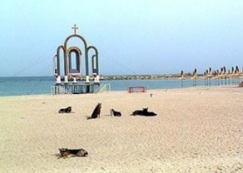 На пляжі, перш ніж йти купатися, пропонують помолитися