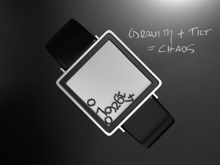 Наручний годинник з гравітаційним LCD-дисплеєм