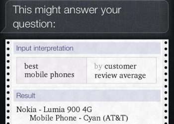 Siri визнала кращим телефоном Nokia Lumia 900