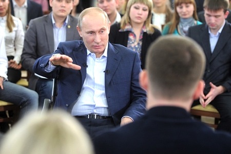 Путин рассказал, что будет со студентами