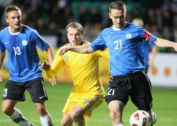Украина обыграла Эстонию