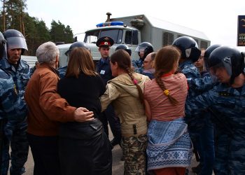 В Жуковском задержали противников вырубки Цаговского леса