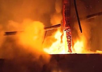 В Ивано-Франковской области сгорел деревянный отель