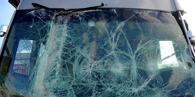 В Москве продолжаются случаи обстрела пассажирских автобусов