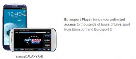 Eurosport покаже Олімпійські ігри на екрані Samsung Galaxy S III