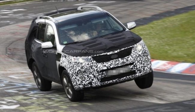 Почалися тестування кросовера Kia Sorento