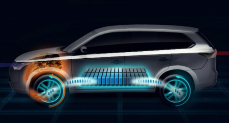 В Парижі Mitsubishi покаже новий Outlander Plug-in Hybrid EV