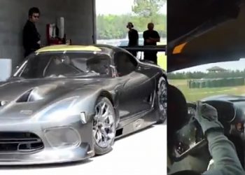 SRT Viper GTS-R проходить перші дорожні тести