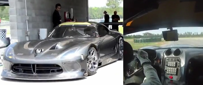 SRT Viper GTS-R проходить перші дорожні тести