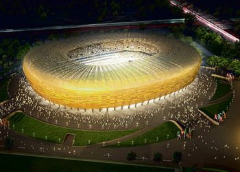Траву на стадионе в Гданьске укоротят специально для испанцев