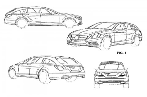 Показали дизайн Mercedes CLS Shooting Brake