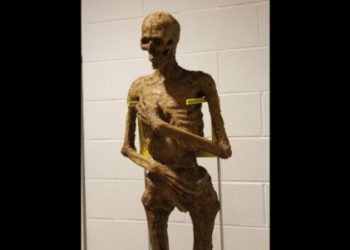 Скандальний художник зробив мумію з гамбургерів