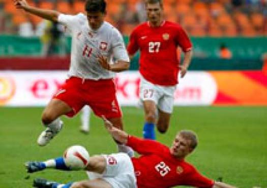 Евро-2012: Россияне выиграют у поляков на Евро-2012 со счетом 2:1 – прогноз