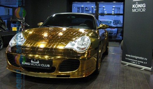 Золотий Porsche 996 Turbo Cabriolet виставлено на продаж
