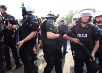 В Варшаве перед матчем Россия - Греция усилили меры безопасности