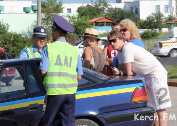 «Ауди» певицы Алены Свиридовой в Крыму протаранило «Жигули»