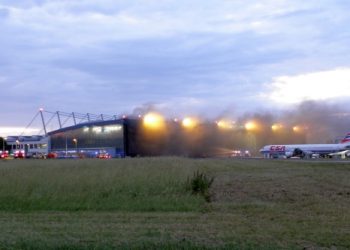В чешском аэропорту взорвался самолёт ATR 42