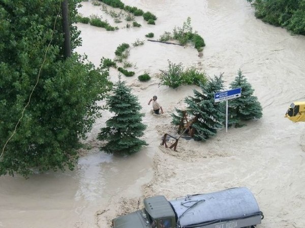 Карта затопления крымска в 2012 году