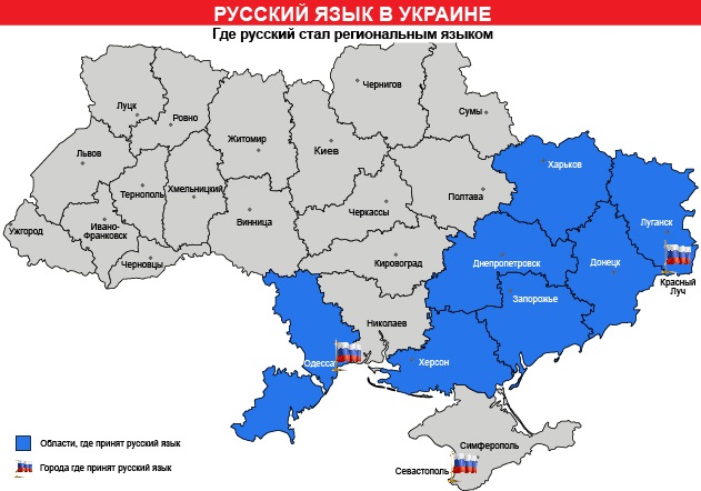 Карта языка украины