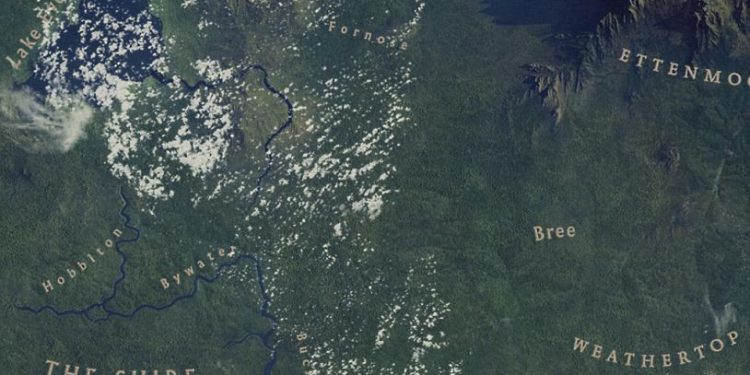 Компания Google разработала интерактивную онлайн-карту Средиземья для браузера Chrome