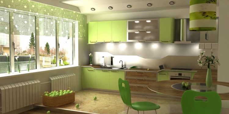 Нестандартные цвета для вашей кухни