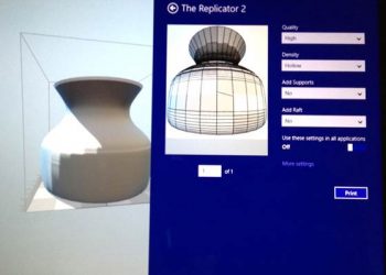 Microsoft ознакомит с основами 3D печати в Windows 8.1
