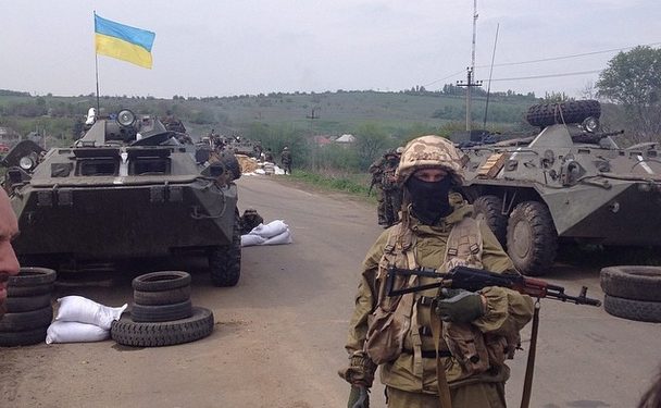 Силы АТО захватили в плен террористов и много оружия