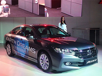 Последняя версия Honda Accord дебютировала в Москве