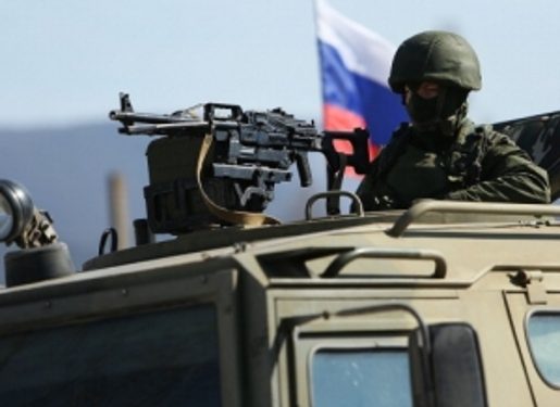 В Украину вторглась колонна российской бронетехники