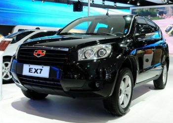 Начались испытания нового Emgrand EX7 от Geely
