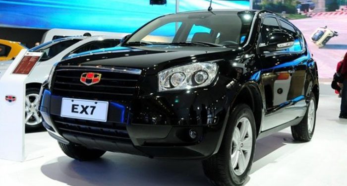 Начались испытания нового Emgrand EX7 от Geely
