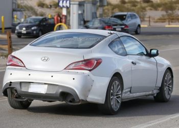 Hyundai Genesis Coupe замечен на первых тестах