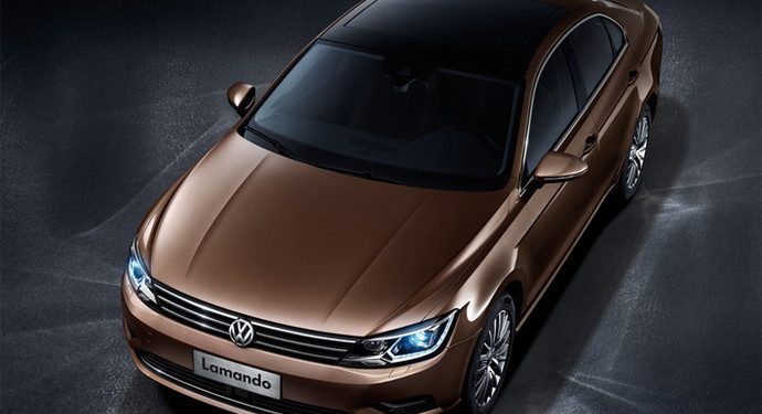 Седан Volkswagen Lamando впервые предстал перед публикой в Китае