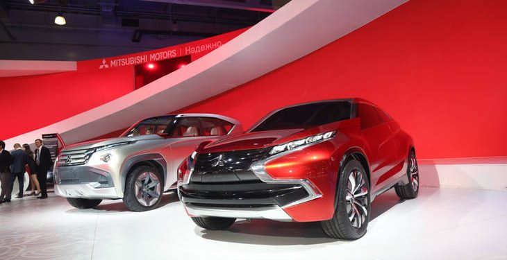 Mitsubishi представила в Москве свои новые внедорожники