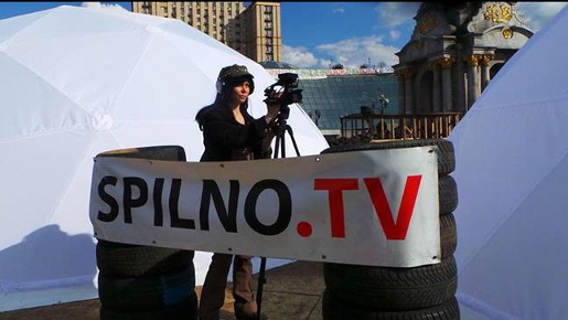На Майдане избили журналистов Spilno.TV