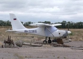 Житель Сургута прилетел в Крым на самолете, сконструированном собственными руками