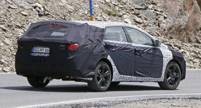 Обновлённый Hyundai i40 Wagon замечен на первых тестах