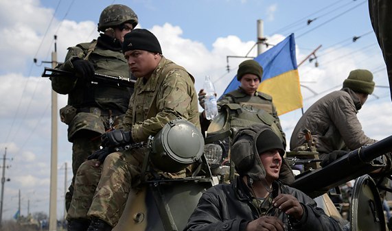 Украинские военные освободили от террористов Чернухино