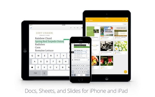 Google продемонстрировал Office для iPhone и iPad