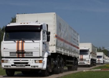 Российская «гуманитарка» будет прорываться через блокпост террористов