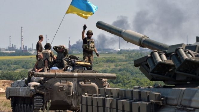 Силы АТО уничтожили 20 террористов ответным огнем
