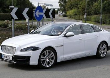 Фотошпионы поймали обновлённый Jaguar XJ
