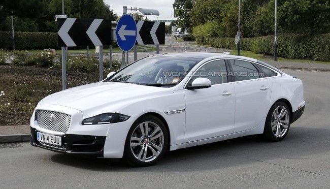 Фотошпионы поймали обновлённый Jaguar XJ
