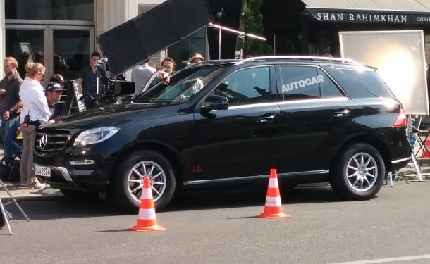 Mercedes-Benz ML впервые попался без камуфляжа