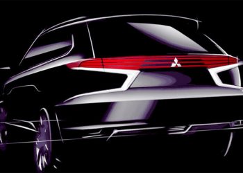 В Mitsubishi заинтриговали дизайном нового гибрида Outlander