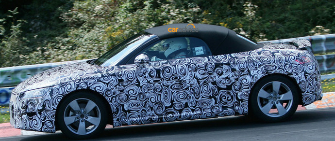 На Нюрбургринге началось тестирование нового Audi TT Roadster